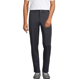 Lands End Traditional Fit Flex Performance Golf Pants in Charcoal at Nordstrom, Size 40 X 28