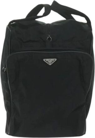 Prada Pre-owned Weekend Bags, female, Black, Size: ONE SIZE Pre-owned Weekend Bag