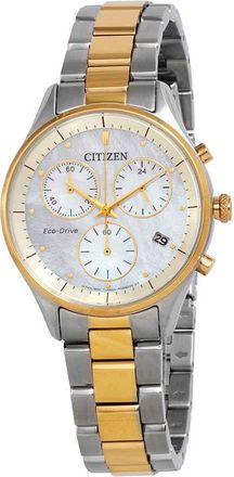 Citizen Chandler Chronograph Mother of Pearl Ladies Watch FB1444-56D