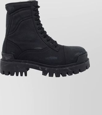 Balenciaga high-top lace-up chunky sole boots
