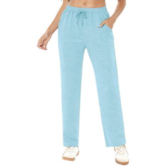 Generic Joggers For Women UK Tracksuit Bottoms Elasticated Waist Ladies Jogging Bottoms Wide Leg Cargo Joggers With Pockets Fleece Lined Sweatpants Casual Win