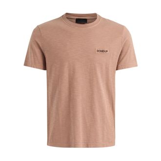 Dondup T-Shirts, male, Brown, Size: M T-Shirt Regular in Jersey