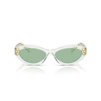 Prada 0pr 26zs Translucent Acetate Oval Sunglasses