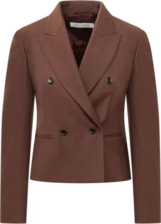 Max Mara Mxsangizia Giacca - Jackets - Mujer - Marr&oacute;n - XS