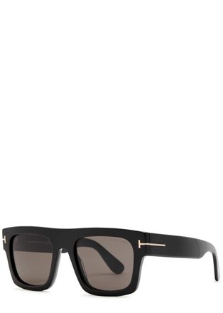 Tom Ford Fausto Square-frame Sunglasses - Black - One Size