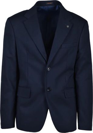 Officina36 Blazer - Heren - Blazers - Blauw - S - Katoen - Jassen