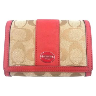 Coach Portafoglio in tela Pre-owned - - Pre-owned - Donna - Beige - ONE SIZE
