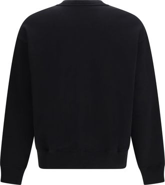 Moschino Mens Printed Organic Cotton Sweatshirt Fantasia Nero Sweatshirts Sweater