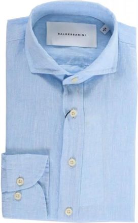 Baldessarini B3 10012 Shirt - Heren - Zakelijke Overhemden - Blauw - M - Overhemden