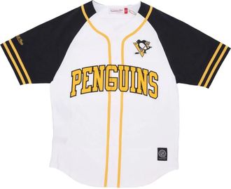 Mitchell & Ness Pittsburgh Penguins NHL Trainingsjersey - Heren - Fitness - Veelkleurig - L - Katoen - Fitness