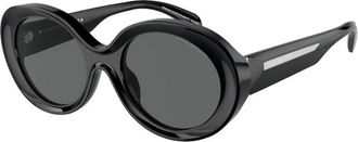 Emporio Armani Authentieke Bril met Topkwaliteit - unisex - Zonnebrillen - Zwart - 53 MM - Accessoires