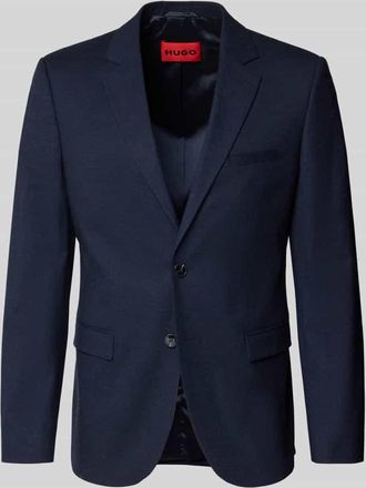 HUGO BOSS Regular Fit Anzugsakko mit Woll-Anteil Modell ARTI in Marine Melange, Größe 46