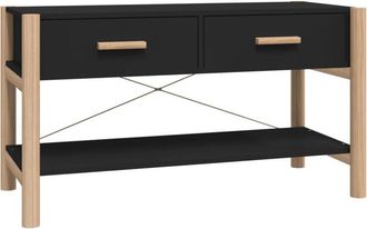 vidaXL Vidaxl - Mueble para tv madera contrachapada negro 82x38x45 cm