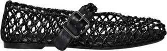 Marc Ellis Coralia Chic Sandaal - Dames - Ballerinas - Zwart - 40 EU - Leer - Schoenen