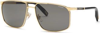 Chopard Polarized Smoke Navigator Mens Sunglasses SCHL52 301P 64