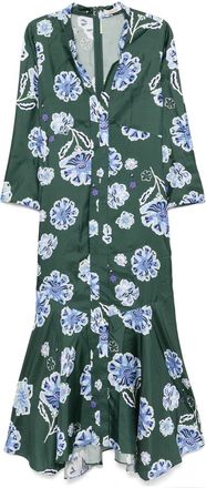 Dorothee Schumacher Abito midi Big Garden - Verde