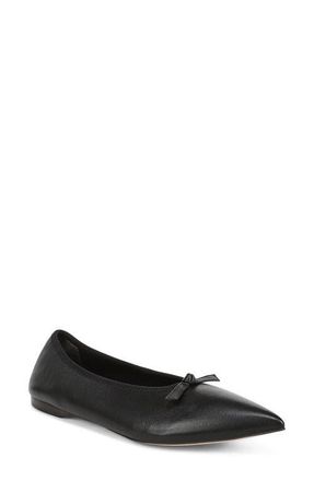 Favorite Daughter Leah Pointed Toe Flat in Black at Nordstrom, Size 8.5