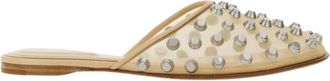 Alexander Wang Schoenen met Sierversiering - Dames - Slip ons - Beige - 39 EU - Schoenen