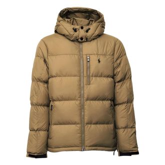 Polo Ralph Lauren Ripstop Down Hooded Jacket - Heren - Jassen - Beige - Maat: M