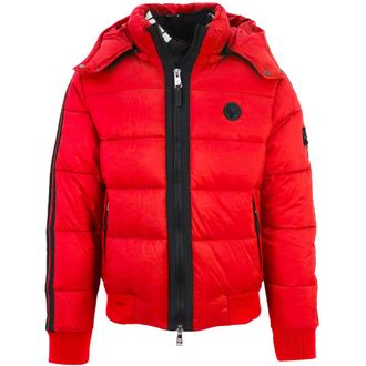 Plein Sport Padded Taped Sleeve Red Jacket
