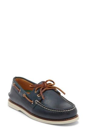 Sperry Top-Sider Gold Cup Authentic Original 2-Eye Boat Shoe in Navy at Nordstrom Rack, Size 11