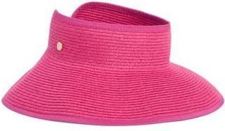 Vince Camuto Roll-Up Straw Visor in Fuchsia at Nordstrom Rack