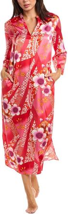 Natori Magnolia Printed Satin Night Gown
