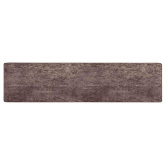 vidaXL Pasillo De Alfombra Marsa Gris 100 X 450 Cm Poli&eacute;ster Y Pvc Vidaxl