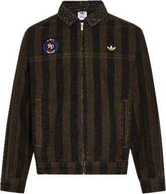 adidas Wild Washed Padded Jacket Asia Sizing Dark Brown KX4892