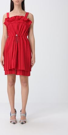 Fendi Abito mini Fendi in cotone plissettato