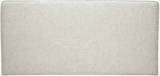 Miliboo Cabecero De Cama Para Colgar De Tela Beige 160 Cm Lily