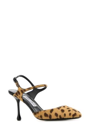 Jimmy Choo London Pixie80lop Natural Scarpe Con Tacco High Heel Shoes