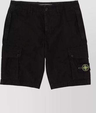 Stone Island cotton cargo shorts