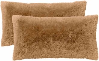 vidaXL Funda De Almohada 2 Pcs Heerlen Topo 40 X 70 Cm Fleece Pv Vidaxl