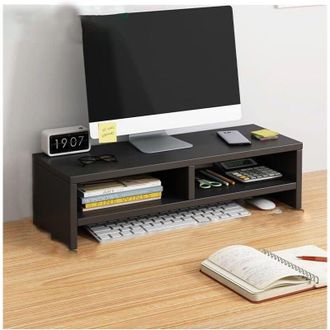 OEM Soporte De Madera Para Monitor, Elevador De Monitor De Ordenador, Organizador De Escritorio, Estante Multifuncional Con Compartimento De Almacenamient