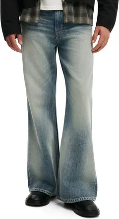 Cotton On Mens Baggy Bootcut Jean in Desire Blue at Nordstrom, Size 26 X 32
