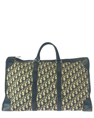 Dior Beige Canvas Trotter Travel Bag (Authentic Pre-Loved)