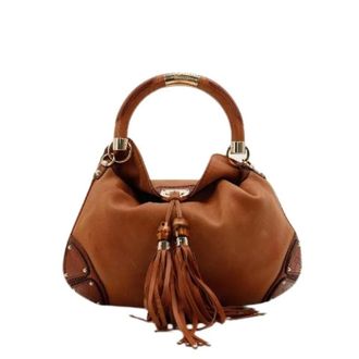 Gucci Pre-owned Handbags, female, Brown, Size: ONE SIZE Pre-owned Le Indy Hobo