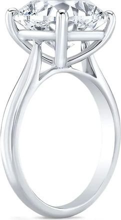 Tilla 14K white gold diamond solitaire ring - women - 14kt White Gold/Lab Grown Diamond - 4 - Silver