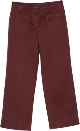 Etro Wide Broeken - Dames - Wijde Broeken - Rood - W29 - Broeken