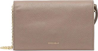 Coccinelle Borsa a tracolla piccola con catena - Toni neutri