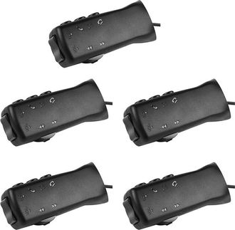 OEM Compatible Con 5 Mandos Universales De 7 Botones Para Volante De Coche, Sistemas De Audio Multifunci&oacute;n Para Coche, Navegaci&oacute;n Gps, Dvd Y Control Andro