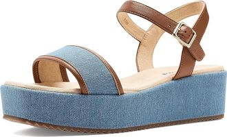 Vaneli Walda Womens Sandals Denim Jeans : 8.5 N (AA), Leather/Textile