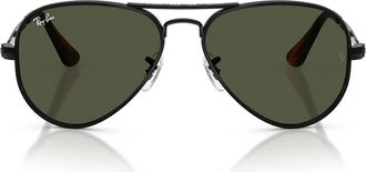 Ray-Ban Sunglasses Rb3925 002/31 Aviator Max Black/Green Unisex