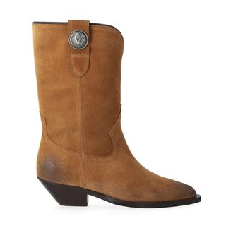 Via Roma 15 Cowboy Boots, female, Brown, Size: 7 1/2 US Stivaletto Texano