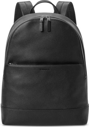 Shinola Canfield Pebble Leather Backpack in Black at Nordstrom