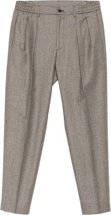 Tagliatore Houndstooth Pleated Trousers