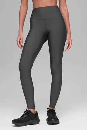 Alo | High-Waist Airlift Legging in Anthracite Grey, Size: Large