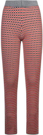 Paco Rabanne Geruite ribbroek - Dames - Leggings - Veelkleurig - XS - Katoen - Broeken