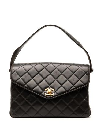 Chanel 1996-1997 CC Quilted Lambskin handbag - Black
